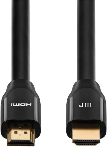 كابل HDMI عالي السرعة معتمد من Monoprice 4K - 4K60 هرتز و18 جيجابت في الثانية HDR VW-1 بتصنيف 30 قدمًا أسود in Kuwait