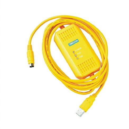 USB-AFC8503 for FP0/FP2/FP-X Series Download Debug Cable PLC Programming Cable Isolated (Yellow 3m) in Kuwait