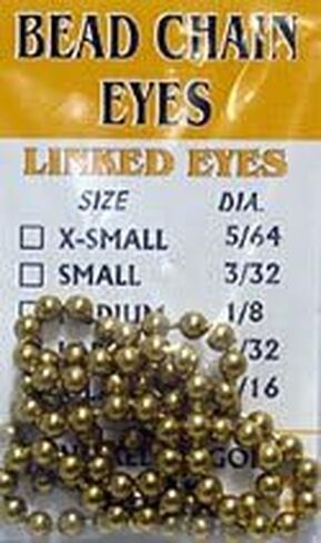 Wapsi Fishing Hook Bead Chain Eyes, X-LARGE BLACK, 1-Pack in Kuwait