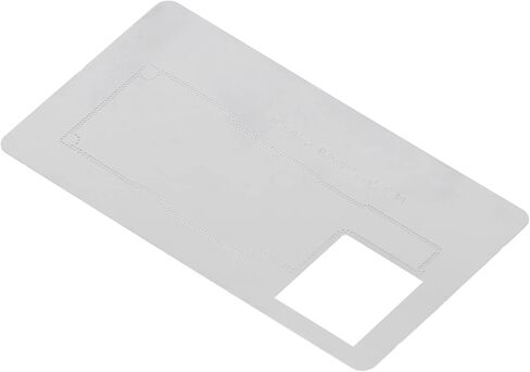 Fafeicy BGA Reballing Stencil، قالب زراعة القصدير من الفولاذ المقاوم للصدأ لنظام iOS 14، تبديد الحرارة عالي الكفاءة، تحديد المواقع الدقيق لإصلاح الإلكترونيات (لنظام iOS 14 14Plus الطبقة الوسطى 0.12) in Kuwait