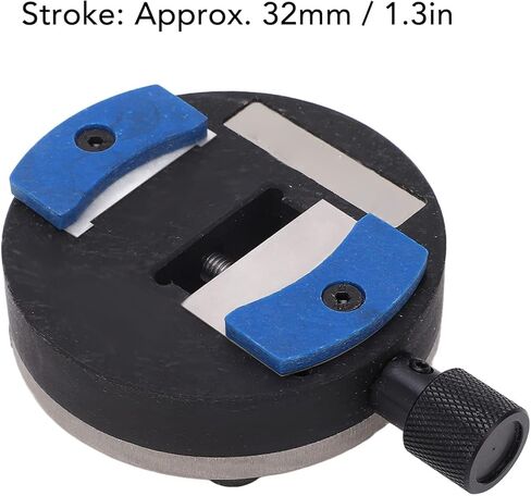 Mini Motherboard Clip, Rotatable Repair Holder Tool, Aluminum Alloy with Silicone Pad, 32mm Stroke - 360 Degree Rotation, Universal CPU IC Glue Removing for Electronics Repair in Kuwait