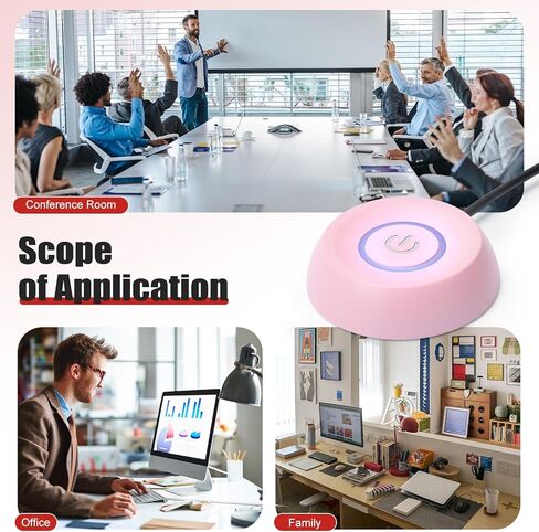 APIELE PC Power Button Desktop PC Computer External Power ON Off LED Push Computer Host Button Supply Supplies with 1.8m Cables for Computer Motherboard Pink Round Model (Pink) in Kuwait