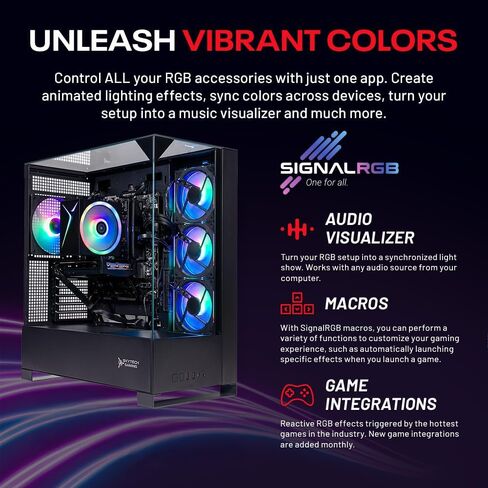 Skytech Gaming Shadow 5 Gaming PC, AMD Ryzen 5 9600X 3.9GHz, AMD RX 9060 8GB VRAM, 1TB NVMe SSD, 16GB DDR5 RAM 6000, 750W Gold PSU, WI-FI 5, Windows 11, Desktop in Kuwait