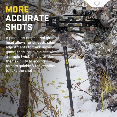 TenPoint DeadRest Carbon Stability System - Achieve Incredible Accuracy with Off-Hand Shots - Adjusts from 20-42" in Length in Kuwait