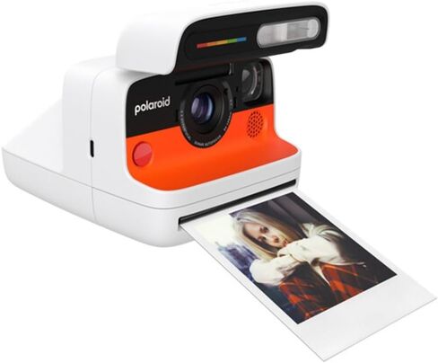 Polaroid Flip Instant Camera Color Starter Set | White, 8 Exposures Bundle with Photo Album & Colored Frames + Cleaning Cloth (3 Items) in Kuwait