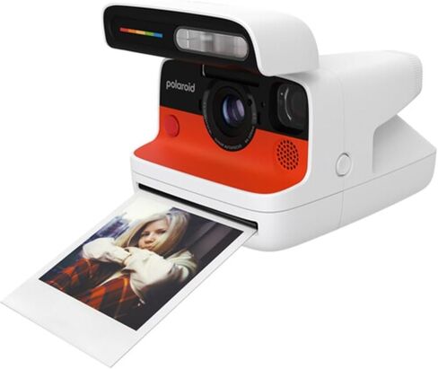 Polaroid Flip Instant Camera Color Starter Set | White, 8 Exposures Bundle with Photo Album & Colored Frames + Cleaning Cloth (3 Items) in Kuwait