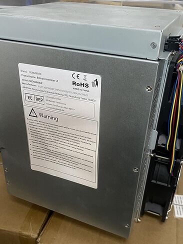 جهاز تعدين جديد من Bitmain Antminer L7 9050M Doge Coin & Litecoin LTC Coin Asic جهاز تعدين التشفير 220 فولت-240 فولت بوليت-في سفينة PSU بواسطة OEMGMINER in Kuwait