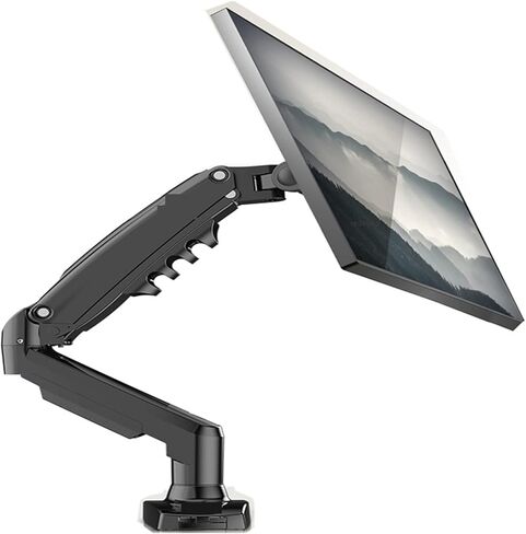 حامل شاشة F80 مزود بمنافذ USB 3.0 مزدوجة وذراع زنبركي غازي كامل الحركة لشاشات LCD/Led مقاس 17-30 بوصة يدعم حامل سطح المكتب القابل للتعديل من 2 إلى 9 كجم، 1-2021 F80N W 2xUSB3.0 in Kuwait