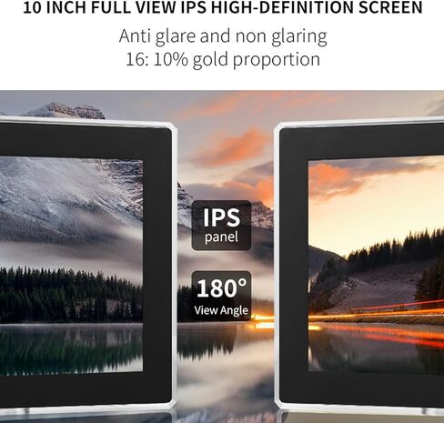 إطار صور رقمي ذكي مقاس 10.1 بوصة من fosa، مخطط تقويم ذكي، شاشة لمس WiFi، شاشة HD 1280x800، تدوير تلقائي، تخزين 32 جيجابايت لمشاركة الصور عن بعد، مذكرة مكتب ديكور المنزل (قابس الولايات المتحدة) in Kuwait