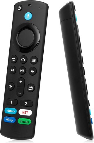 جهاز تحكم عن بعد بديل متوافق مع سلسلة Fire، Insignia، Pioneer، Cube، لعصا التلفزيون الذكية Hisense/TCL (4K/4K Max/Lite/2nd Gen/3rd Gen) مع التحكم الصوتي in Kuwait