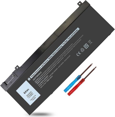 بطارية 64Wh 5TF10 متوافقة مع أجهزة الكمبيوتر المحمول Dell Precision 7730 7740 7530 7540 P34E P34E002 P34E001 P74F P74F002 P74F001 Series 05TF10 GHXKY 0RY3F9 RY3F9 7M0T6. in Kuwait