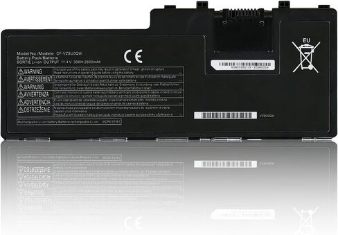 CF-VZSU0QW Battery 11.4V 30Wh 2600mAh Compatible with Panasonic Toughbook CF-20 FZ-A2 CF-VEK20 Series Mk1 Tablet PC CF-20A0205NG FZ-A2A203CA3 CF-VZSU0QJS CF-VZSU0QQ CF-VZSU0QK CF-VZSU0QR CF-20A0205TD in Kuwait