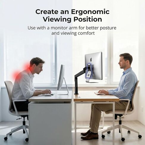 محول VESA Mount Kit متوافق مع موديلات Apple iMac 21.5 بوصة و27 بوصة أواخر 2009 إلى 2020، سبيكة شديدة التحمل مع طلاء متين، يتحول إلى نمط VESA 75x75/100x100 مم، جميع البراغي متضمنة in Kuwait