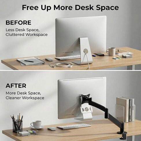 محول VESA Mount Kit متوافق مع موديلات Apple iMac 21.5 بوصة و27 بوصة أواخر 2009 إلى 2020، سبيكة شديدة التحمل مع طلاء متين، يتحول إلى نمط VESA 75x75/100x100 مم، جميع البراغي متضمنة in Kuwait