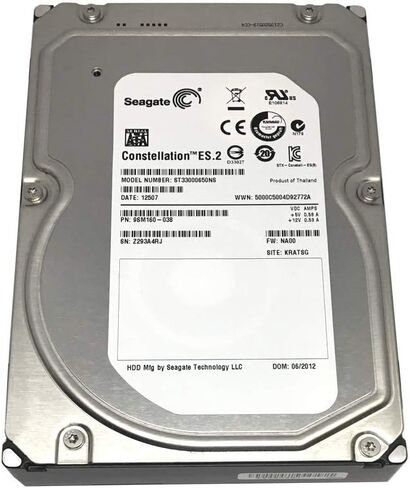 Seagate Constellation ES.2 ST33000650NS 3TB 7200RPM 64MB Cache 3.5" SATA 6.0Gb/s Enterprise Hard Drive - 3 Year Warranty (Renewed) in Kuwait