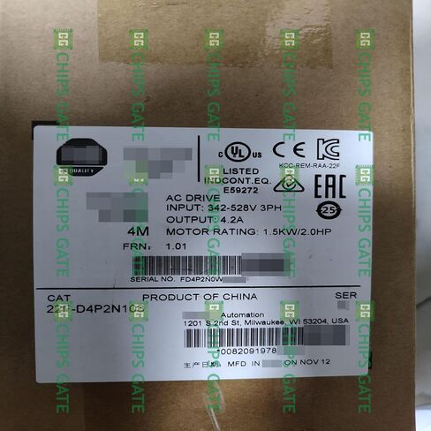 جديد في الصندوق 22F-D4P2N103 4M 1.5kW 2HP محرك التيار المتردد 22FD4P2N103 1 قطعة in Kuwait