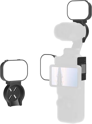 Pomya Compact Magnetic Fill Light for Action Camera | 95 CRI LED Video Light with 3 Brightness Levels for 3 in Kuwait