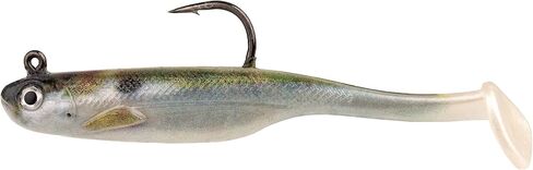 Strike King Strike King Homing Minnow Fishing Lure, Pre-Rigged Soft Plastic Swimbait, 3-Pack in Kuwait