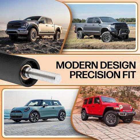 هوائي Votex 8 بوصة يناسب Toyota Tacoma (1995-2015) هوائي مطاطي قصير - خيوط الولايات المتحدة الأمريكية - مقاوم لغسيل السيارات - ملف نحاسي داخلي in Kuwait