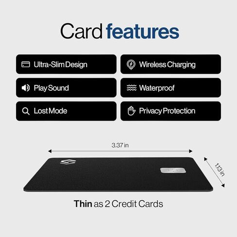 SPOTMINDERS Apple MFi Certified Credit Card Wallet Tracker PRO (iOS Only) 1 Pink & 4 Black - Works with Apple Find My Tracking Card for Wallet Rechargeable Tag IP68 0.07in Slim Item Finder in Kuwait