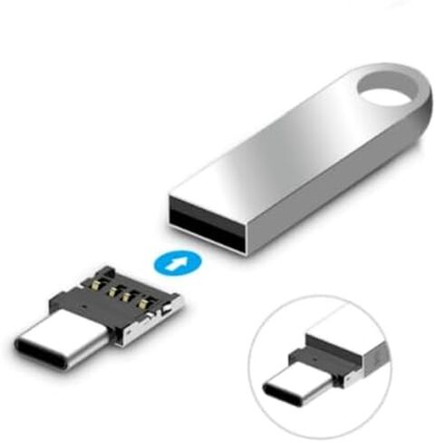 2 قطعة محول USB C صغير إلى USB A 3.0 تحويل موصل قسط الألومنيوم ForMacBook Pr in Kuwait