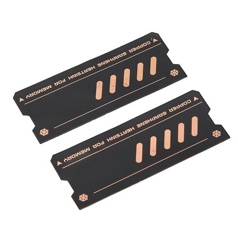 banapoy Memory Cooling Heatsink, Copper Heat Sink Graphene Heatsink Fast Conduction Copper Graphene for DDR4 DDR5 Laptop Memory (2Pcs) in Kuwait