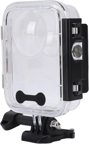 Drfeify Action Camera Dive Cover, PC and Silicone, Housing Cage 147.6ft for Osmo 360 Underwater Adventure in Kuwait