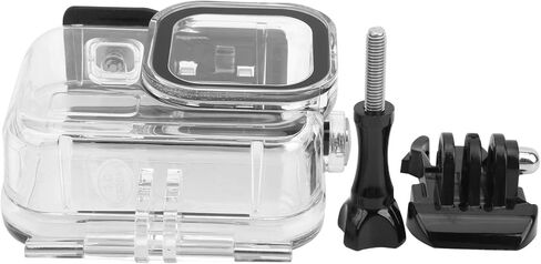 Waterproof Camera Diving Case Cover, Protective Housing Shell for Hero8, Transparent Acrylic - 60M Deep Water, Durable Cushion Padding, Underwater Adventure in Kuwait