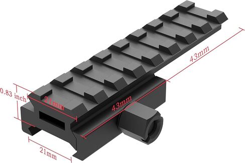 Optics Riser Picatinny Rail Riser for Optics or Red Dot Riser Mount in Kuwait