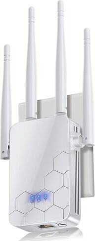 2026 مضخم إشارة ذكي يصل إلى 10000 قدم مربع، مكرر WiFi مع منفذ إيثرنت، مضخم صوت أجهزة التوجيه اللاسلكية، شبكة Wi-Fi أسرع بنسبة 80% | أوسع من أي وقت مضى، يدعم المزيد من أجهزة الشبكة في المنزل in Kuwait