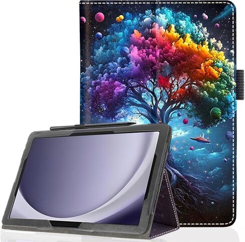 Case for Samsung Galaxy Tab A11+/A9+ Plus 5G 11 Inch 2025/2023 Model, Premium PU Leather Slim Fit Smart Stand Cover with Auto Wake/Sleep,Butterfly 01 in Saudi Arabia