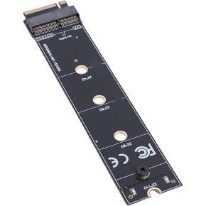 بطاقة محول Yunseity 12 16 Pin SSD إلى M.2 Key M، نقل عالي السرعة PCIe 4.0 مع الأداء الأصلي، لأجهزة الكمبيوتر المحمول OS X 2013 2017 11 in Kuwait