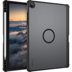 Telaso لهاتف Samsung Galaxy Tab A11+ Plus/A9+ Plus حافظة مغناطيسية مقاس 11 بوصة مع حامل قلم، ظهر شفاف غير لامع ناعم من مادة TPU الواقية من الدرجة العسكرية لهاتف Samsung Galaxy Tablet A11+/A9+، أسود in Kuwait
