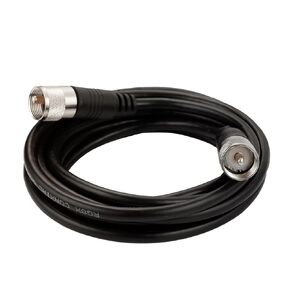 RFAdapter CB Coax Cable 25ft, RG8x Coaxial Cable 25ft, UHF PL259 Male to Male Low Loss CB Antenna Cables, 50 Ohm for HAM Radio, Antenna Analyzer, Dummy Load, SWR Meter in Kuwait