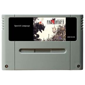 Samrad 16Bit Games Final Fantasy 6 Spanish Language PAL EUR Version (Gray) in Kuwait