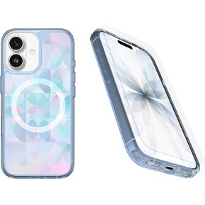 OtterBox iPhone 17 (Only) Bundle: Symmetry Clear Series+ Case & Screen Protector - Clear - Snaps to MagSafe, Ultra-Sleek, Raised Edges Protect Camera & Screen, Non-Retail Packaging in Kuwait