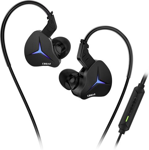 KBEAR Venus USB C Wired Headphones, Sleek LED Lighting Gaming Earbuds USB-C Wired Earbuds, HIFI IEMs for Gaming with Volume Control/10mm Dynamic Driver/Noise Isolating for Phone Laptop iPad (with Mic) in Kuwait