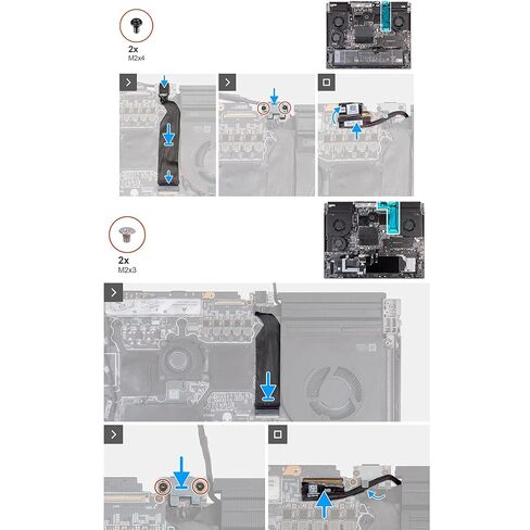 منفذ محول الطاقة لكابل الطاقة DC-in TWY0C 0TWY0C بديل لـ Dell Alienware M18 R1، M18 R2، M16 R1 in Kuwait