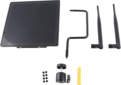 EBTOOLS LoRa Solar Repeater Node with High Efficiency Panel for Communication, Outdoor Use, Monocrystalline Silicon, 17.5x17.5x4.1cm in Kuwait