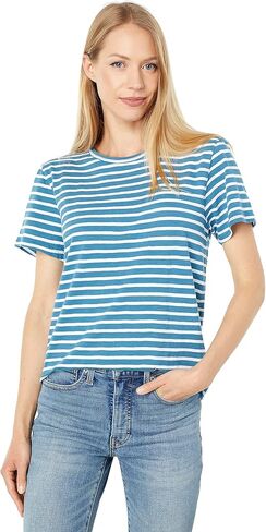 تي شيرت أساسي برقبة دائرية وأكمام قصيرة للنساء من Lucky Brand in Saudi Arabia