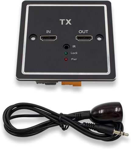 1080P Over Ethernet Extender Set with Wall Mount Plates Wall Outlet Extender for Laptop Signals Extension in Kuwait
