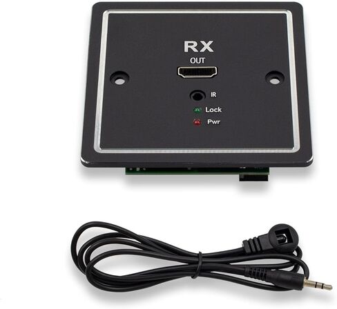1080P Over Ethernet Extender Set with Wall Mount Plates Wall Outlet Extender for Laptop Signals Extension in Kuwait