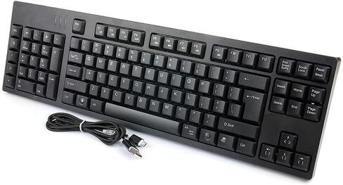 لوحة مفاتيح MCSaite لليد اليسرى، منفذ USB للوحة المفاتيح سلكية رفيعة للغاية مع محورين، هيكل قدم مقص محمول يناسب الاستخدام المهني أو الصناعي للكمبيوتر المحمول Mac Notebook in Kuwait