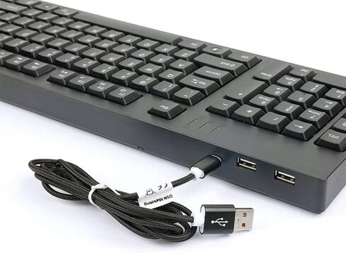لوحة مفاتيح MCSaite لليد اليسرى، منفذ USB للوحة المفاتيح سلكية رفيعة للغاية مع محورين، هيكل قدم مقص محمول يناسب الاستخدام المهني أو الصناعي للكمبيوتر المحمول Mac Notebook in Kuwait