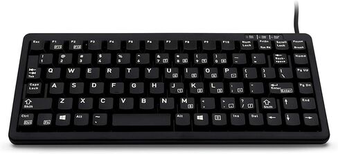 Cherry G84-4100LCAUS-2 لوحة مفاتيح سلكية مدمجة - PS/2، USB، أسود (متجدد) in Kuwait