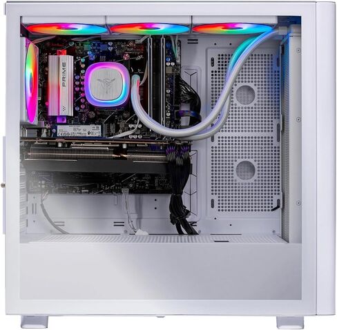 كمبيوتر ألعاب Skytech Chronos 3، Intel i7 14700F 2.1 جيجا هرتز، NVIDIA RTX 5060 Ti 16 جيجا، 1 تيرابايت Gen4 NVMe SSD، 16 جيجا DDR5 RAM 6000، 850 وات Gold ATX 3 PSU، 360 ARGB AIO، Wi-Fi، Win 11، سطح المكتب in Kuwait