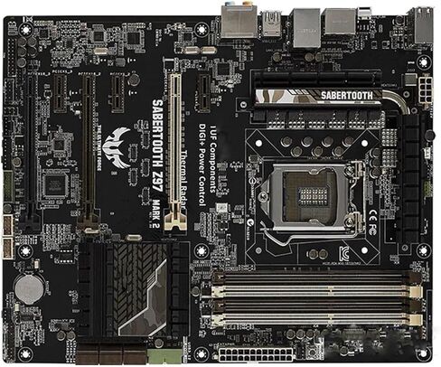 اللوحات الأم للكمبيوتر ASUS Sabertooth Z97 Mark 2 LGA1150 اللوحة الأم الأصلية المقبس LGA 1150 DDR3 Z97 اللوحة الأم لسطح المكتب in Kuwait