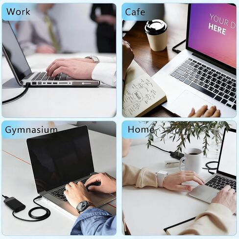 شاحن USB C بقدرة 140 وات متوافق مع جهاز الكمبيوتر المحمول HP ZBook 8 G1i 16، ومحطة العمل المحمولة ZBook Ultra G1a Next Gen AI المحمولة، وOmen Transcend Laptop 14-fb0000، وSpectre x360 16-aa0000 سلك الطاقة in Kuwait