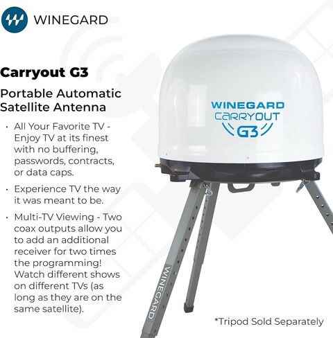 Winegard GM-9000 Carry out Satellite أبيض GM-9000 in Kuwait