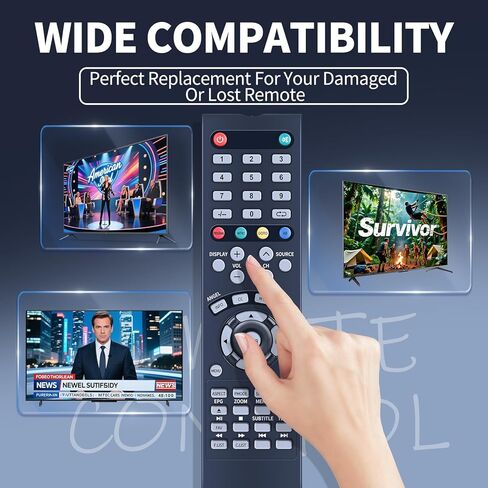 جهاز تحكم عن بعد بديل متوافق مع مجموعة Norcent 24 بوصة و32 بوصة LED HD TV DVD Combo N24-D1 وN32-D1 in Kuwait